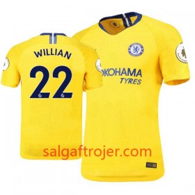 Chelsea Fodboldtrøjer Willian 22 Udebanesæt 2018/19 Kort ærmer